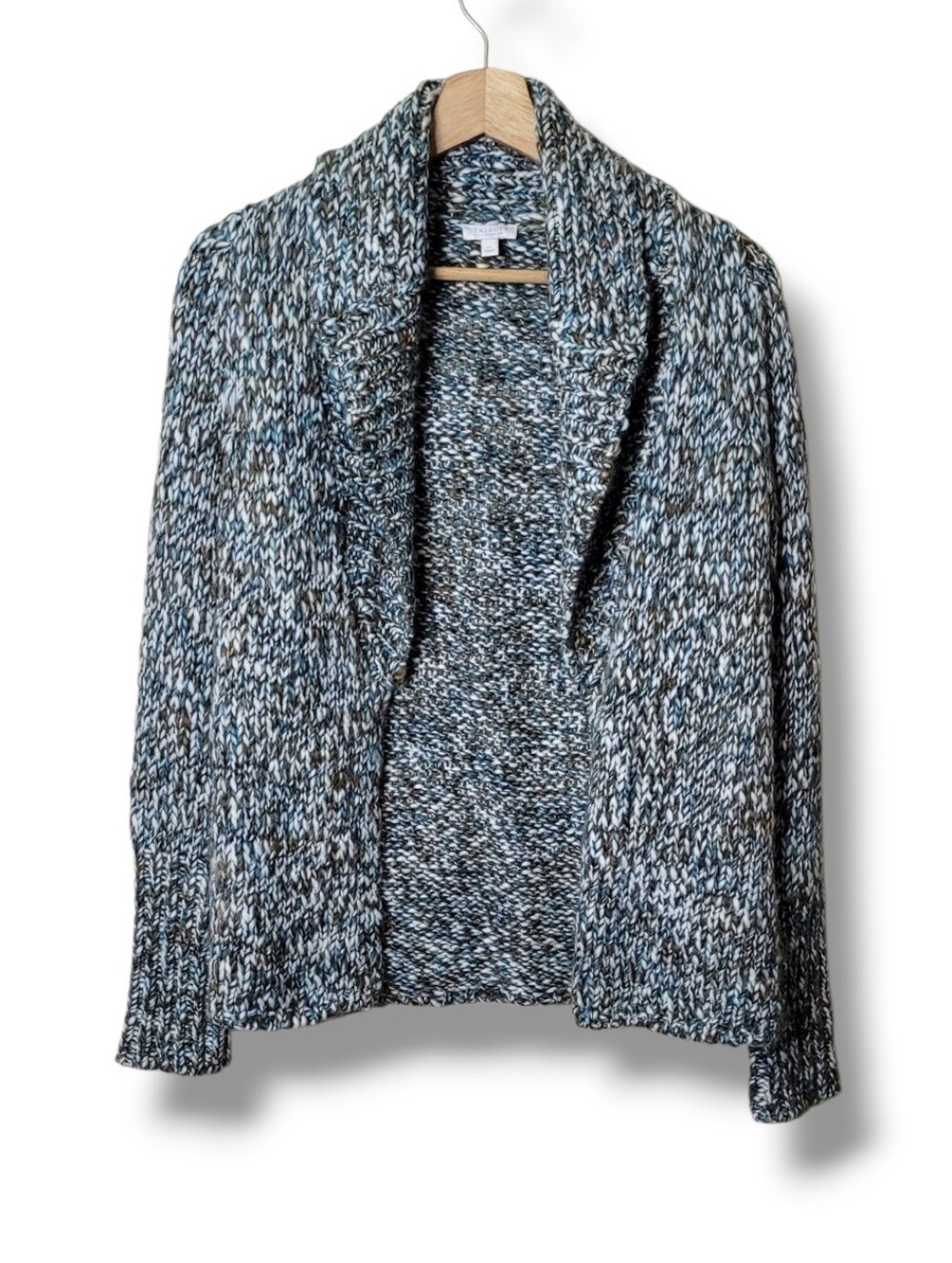 Talbots Chunky Knit Cardigan Sweater Wool Alpaca